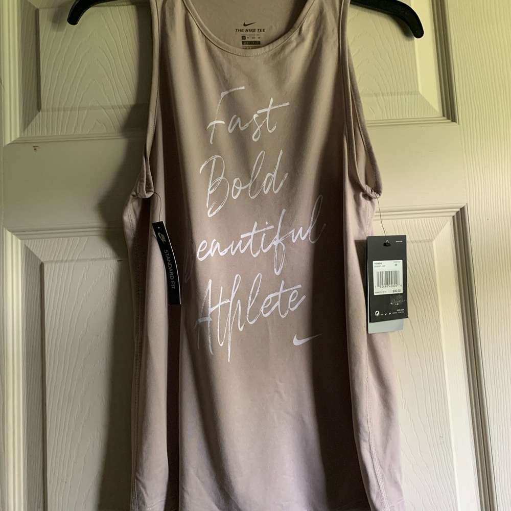 Sleeveless Nike tee